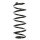 Suspension spring set front coil spring 352mm SPIDAN for VW PASSAT B5