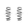 Suspension spring set Replacement Fit SPIDAN for ALFA ROMEO MITO