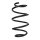 Suspension spring set front coil spring 307mm SPIDAN for PEUGEOT 308 SW