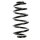 Fahrwerksfeder-Set hinten Schraubenfeder 292mm SPIDAN für AUDI A4 B6