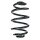 Fahrwerksfeder-Set hinten Schraubenfeder 275mm SPIDAN für SKODA SUPERB I