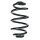 Suspension spring set rear coil spring 275mm SPIDAN for SKODA SUPERB I