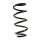 Fahrwerksfeder-Set vorne Schraubenfeder 289mm SPIDAN für AUDI A4 B9