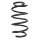 Suspension spring set front coil spring 308mm SPIDAN for FORD C MAX II