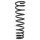 Suspension spring set front coil spring 411mm SPIDAN for ALFA ROMEO 156
