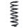 Fahrwerksfeder-Set hinten Schraubenfeder 324mm SPIDAN für AUDI A8 D2