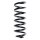 Suspension spring set rear coil spring 324mm SPIDAN for AUDI A8 D2