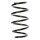 Suspension spring set front coil spring 204mm SPIDAN for SMART ROADSTER Coupe