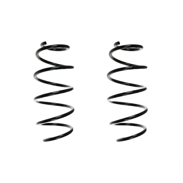 Suspension spring set front coil spring 345mm SPIDAN for SKODA OCTAVIA II