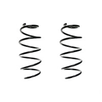 Suspension spring set front coil spring 345mm SPIDAN for SKODA OCTAVIA II