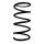 Suspension spring set front coil spring 379mm SPIDAN for TRAJET FO