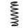 Fahrwerksfeder-Set hinten Schraubenfeder 322mm SPIDAN für VW T-ROC (A11)