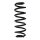 Suspension spring set rear coil spring 322mm SPIDAN for VW T ROC A11