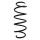 Suspension spring set front coil spring 370mm SPIDAN for HONDA JAZZ III