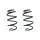 Suspension spring set front coil spring 287mm SPIDAN for VW TOURAN 5T1