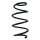 Fahrwerksfeder-Set vorne Schraubenfeder 317mm SPIDAN für OPEL ASTRA K