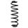 Fahrwerksfeder-Set hinten Schraubenfeder 344mm SPIDAN für SEAT ARONA (KJ7)
