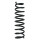 Suspension spring set rear coil spring 361mm SPIDAN for i30 estate