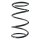 Suspension spring set front coil spring 323mm SPIDAN for HONDA CIVIC VII