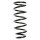 Fahrwerksfeder-Set hinten Schraubenfeder 306mm SPIDAN für NISSAN PRIMERA (P12)