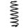 Fahrwerksfeder-Set hinten Schraubenfeder 323mm SPIDAN für AUDI TT (8N3)