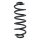 Fahrwerksfeder-Set hinten Schraubenfeder 359mm SPIDAN für AUDI Q5 (8RB)