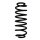 Fahrwerksfeder-Set hinten Schraubenfeder 361mm SPIDAN für CHRYSLER PT CRUISER