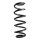 Suspension spring set front coil spring 339mm SPIDAN for AUDI A4 Allroad
