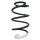 Suspension spring set front coil spring 319mm SPIDAN for ix35 LM