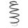 Fahrwerksfeder-Set vorne Schraubenfeder 341mm SPIDAN für CITROËN DS3 (SA_)