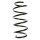 Suspension spring set front coil spring 308mm SPIDAN for OPEL COMBO Tour