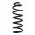 Suspension spring set front coil spring 347mm SPIDAN for BMW 5 Touring