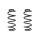 Fahrwerksfeder-Set vorne Schraubenfeder 313mm SPIDAN für AUDI A4 B6
