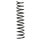 Suspension spring set rear coil spring 412mm SPIDAN for VOLVO S40 I