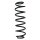 Suspension spring set rear coil spring 356mm SPIDAN for FORD ECOSPORT 1.5