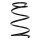 Suspension spring set front coil spring 278mm SPIDAN for TOYOTA CELICA Coupe