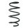 Suspension spring set front coil spring 281mm SPIDAN for SKODA SUPERB III
