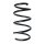 Suspension spring set front coil spring 274mm SPIDAN for VW GOLF VII