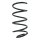 Suspension spring set front coil spring 304mm SPIDAN for MINI MINI CLUBMAN
