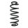 Fahrwerksfeder-Set hinten Schraubenfeder 299mm SPIDAN für VW GOLF V