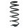 Fahrwerksfeder-Set hinten Schraubenfeder 289mm SPIDAN für AUDI TT (8J3)