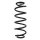 Fahrwerksfeder-Set hinten Schraubenfeder 321mm SPIDAN für AUDI A3 (8V1)