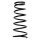 Suspension spring set front coil spring 289mm SPIDAN for DAIHATSU CUORE VII
