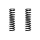 Suspension spring set Replacement Fit SPIDAN for MERCEDES E KLASSE Cabriolet