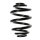 Fahrwerksfeder-Set hinten Schraubenfeder 233mm SPIDAN für BMW 3 Touring