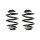 Suspension spring set rear coil spring 233mm SPIDAN for BMW 3 Touring