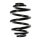 Suspension spring set rear coil spring 233mm SPIDAN for BMW 3 Touring