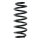 Fahrwerksfeder-Set hinten Schraubenfeder 246mm SPIDAN für SMART FORTWO Coupe