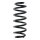 Suspension spring set rear coil spring 246mm SPIDAN for SMART FORTWO Coupe