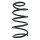 Suspension spring set front coil spring 341mm SPIDAN for MAZDA 5 CR